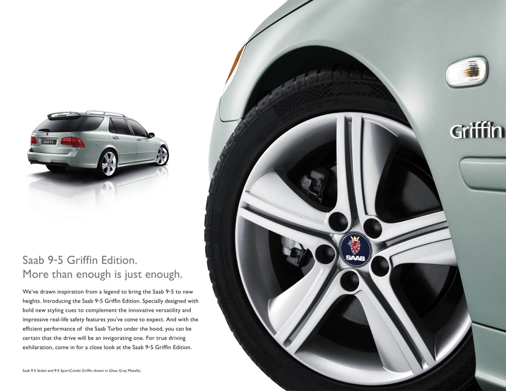 2009 SAAB 9-5 Griffin Brochure Page 5